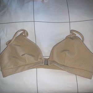 Bershka bikini top in beige - like new